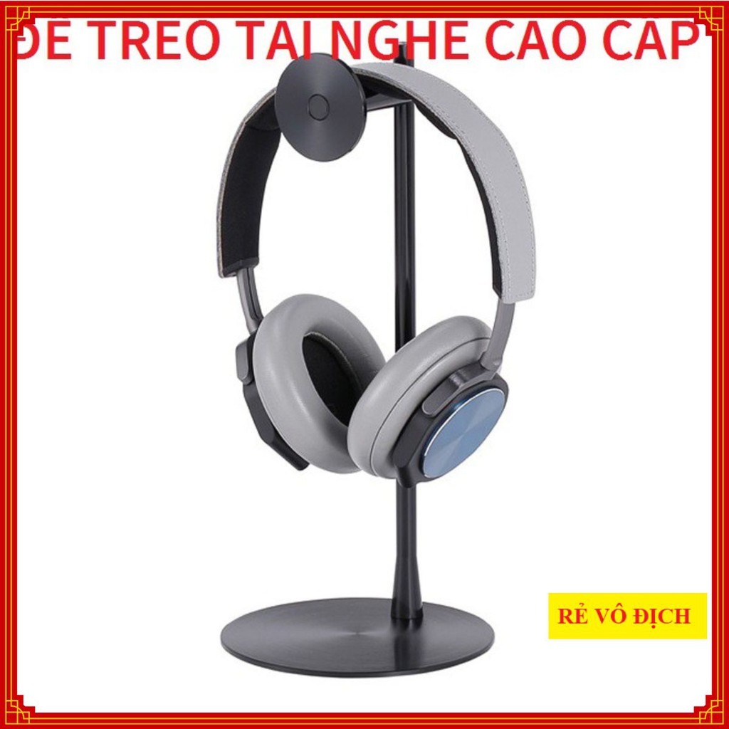 ❤️ Đế treo tai nghe bằng kim loại, ❤️ Giá đỡ tai nghe đế tròn chắc chắn, thiết kế tỉ mỉ