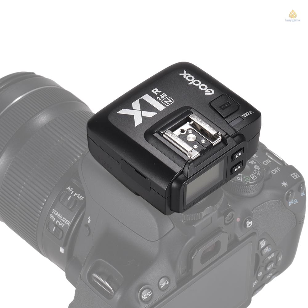 Bộ Thu Phát Flash Không Dây Godox X1R-N TTL 2.4G Cho Máy Ảnh DSLR X1N