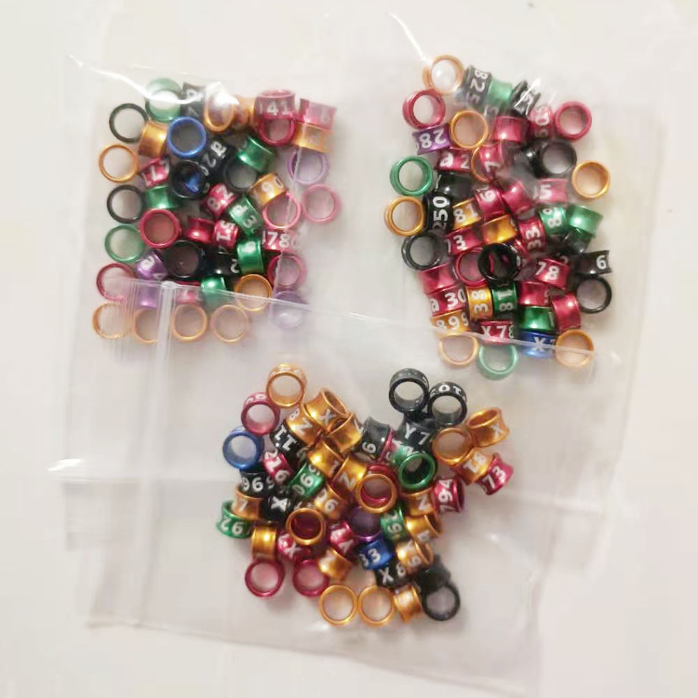 Bộ 20 Vòng Khuyên Gắn Chân Chim Kích Thước 3.3mm Đến 8mm