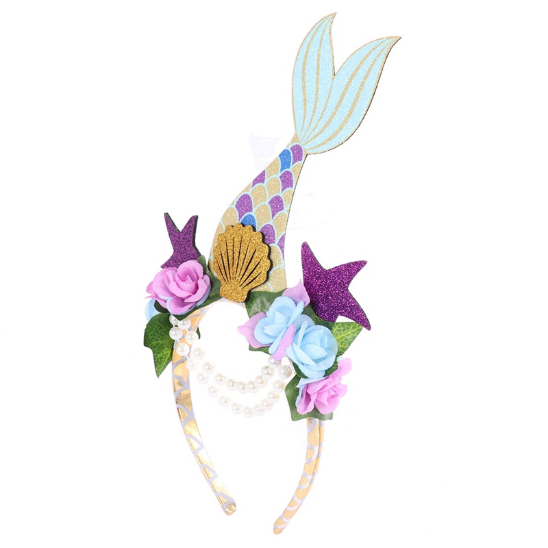 Flgo Băng Đô Hình Đuôi Nàng Tiên Cá Lấp Lánh Thời Trang Tiệc Giáng Sinh / Halloween