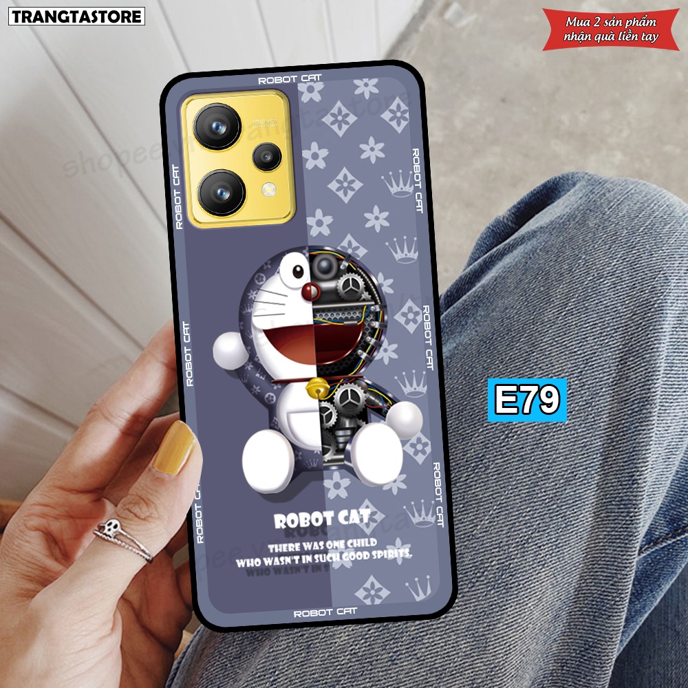 Ốp Realme 9 4G / 9i / 9 Pro in hình gấu Bearbrick,Metal Style,Doremon siêu dễ thương chất lượng