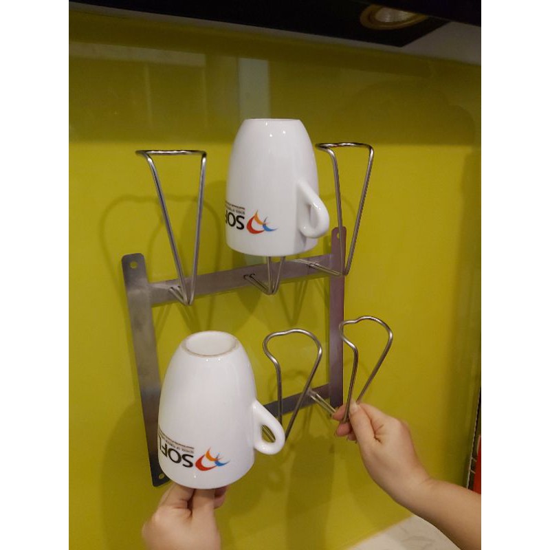 Úp cốc gắn tường inox 304