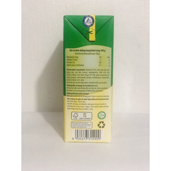 Sữa đặc ngôi sao Phương Nam 1.284KG xanh lá Chang's Food