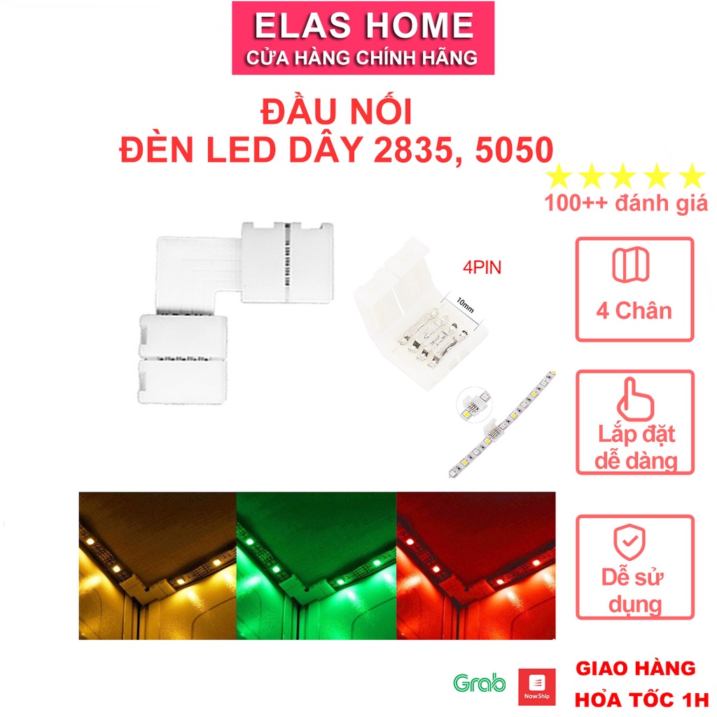 Đầu nối cút nối dây led RGB 4 chân