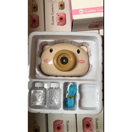 Máy ảnh bong bóng hình heo phát nhạc dễ thương