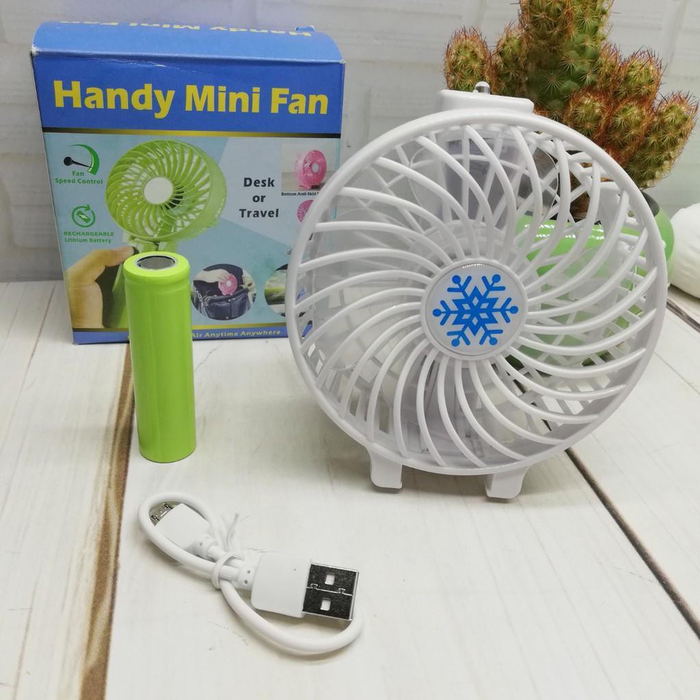 Quạt mini cầm tay có đèn led siêu mát