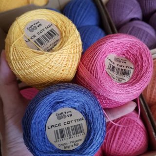 Sợi cotton lace.