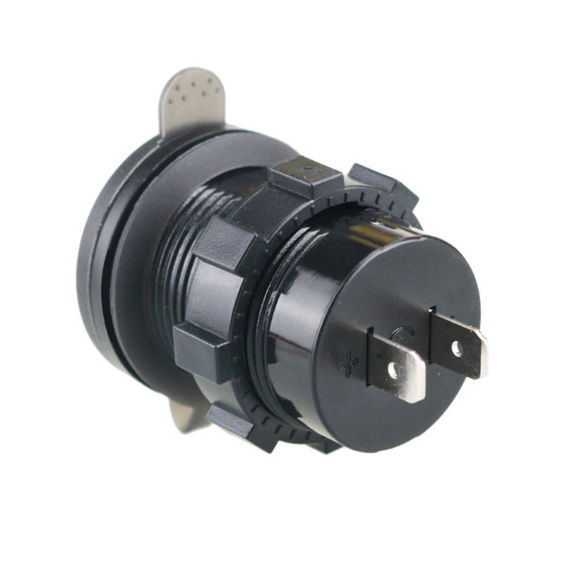 Ổ Cắm USB 3.0 Kiêm Vôn Kế Có Đèn LED Và Cổng Sạc USB Cho Xe Hơi / Xe Máy / Tàu Thuyền