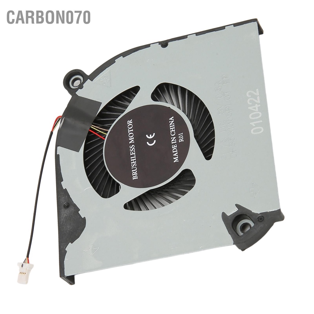 Carbon070 Quạt làm mát CPU Nitro 5 Hợp kim nhôm ABS bền bỉ 4Pin Lắp đặt dễ dàng GPU cho AN515 43 54