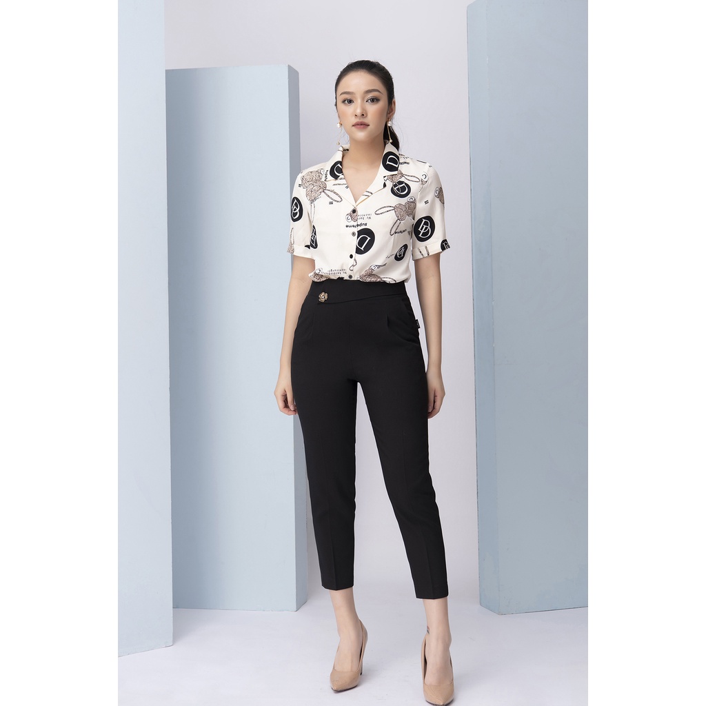Áo Sơ Mi Lụa Cao Cấp LUPERI Thiết Kế Dáng Suông Tôn Dáng, Vải Lụa Satin Mềm Mịn, Nhẹ Mát, Dễ Phối Đồ LFSM1194