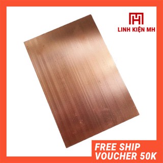 Phíp Đồng Thủy Tinh Một Mặt PCB A5 - 10x15cm