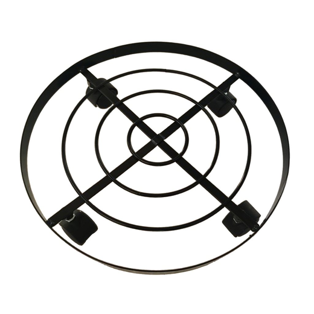 Giá Đỡ Chậu Cây Hình Tròn Có Bánh Xe Đẩy Tiện Lợi Dành Cho Vườn Nhà