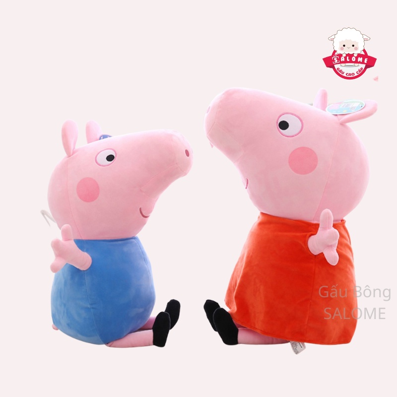 Gấu Bông Heo Peppa Cho Bé SALOME, Thú Bông Hoạt Hình