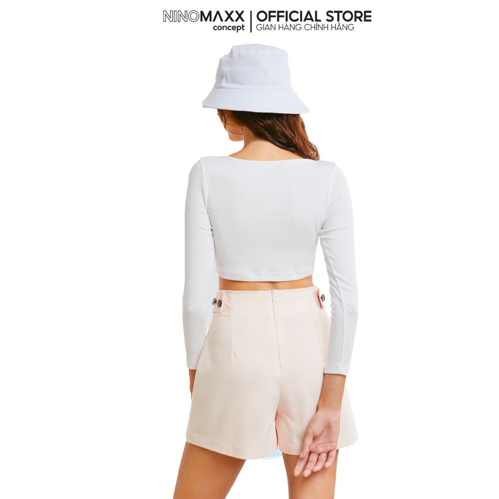 SWEET SIXTEEN Áo thun croptop thời trang nữ tay dài 2103052