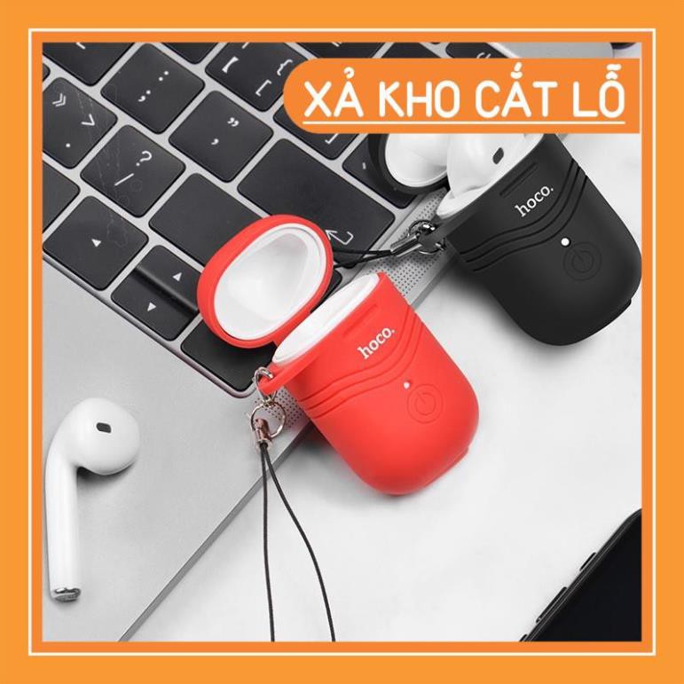 sale Tai nghe Bluetooth Hoco E39L V5.0 bên trái, hỗ trợ mic cảm ứng, kèm ốp đen/đỏ, tương thích nhiều thiết bị