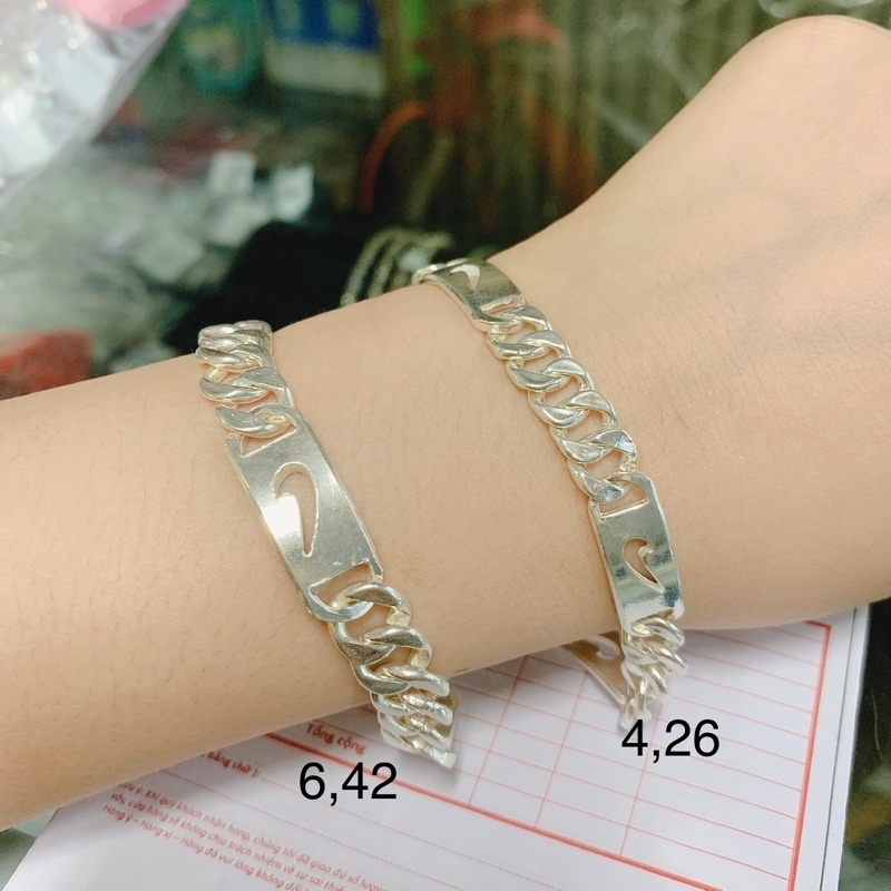 CÁC MẪU LẮC TAY NAM BẠC TA, BẠC NGUYỄN KHÁNG, PHỤ KIỆN NAM