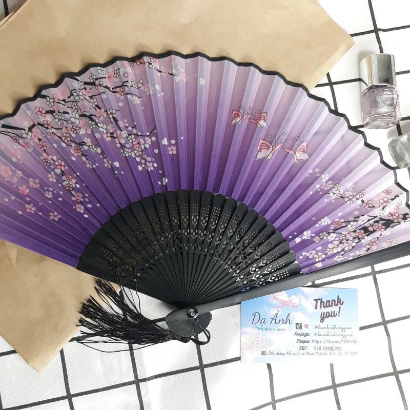 QUẠT XÒE CỔ TRANG TRUNG QUỐC SIÊU RẺ