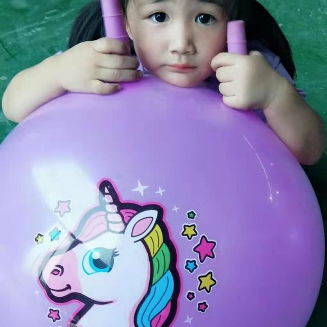 Bóng nhảy trò chơi khu vui chơi trẻ em hàng loại to bơm căng phi 60cm , ảnh chụp thật