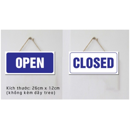 Biển Open-Close trang trí nhà cửa, văn phòng