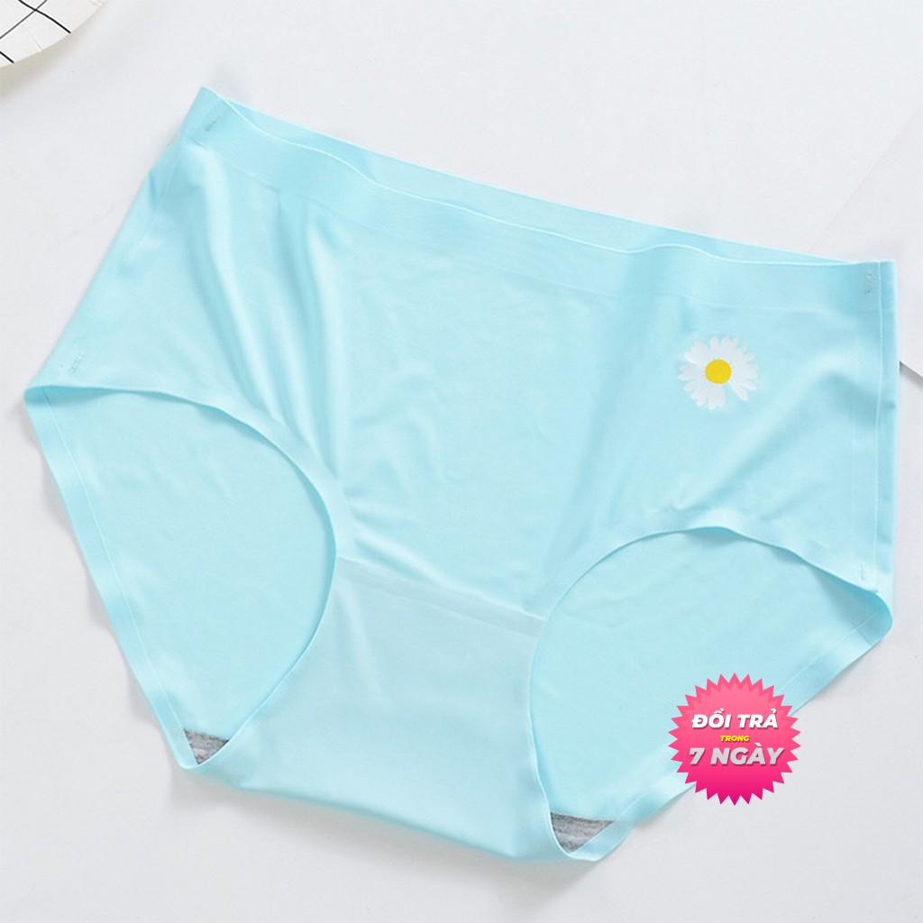 Quần Lót Nữ Quần Lót Su 2Q10 VNXK Họa Tiết Hoa Cúc Không Đường May Chất Lanh Siêu Thoáng Mát Loại Đẹp (HÌNH THẬT) 10 Cái