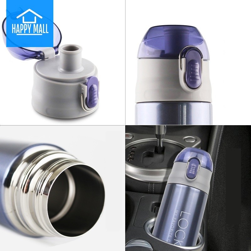 Bình giữ nhiệt Lock&amp;lock Vacuum Bottle dung tích 500ml [LHC6800FU] màu tím