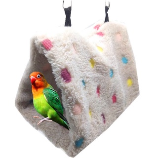 Tam Giác Chim Tổ flannelette Thú Cưng Vẹt Tổ Chim hamster Ấm cotton Tổ Chim Lồng Vẹt Chim Sản Phẩm