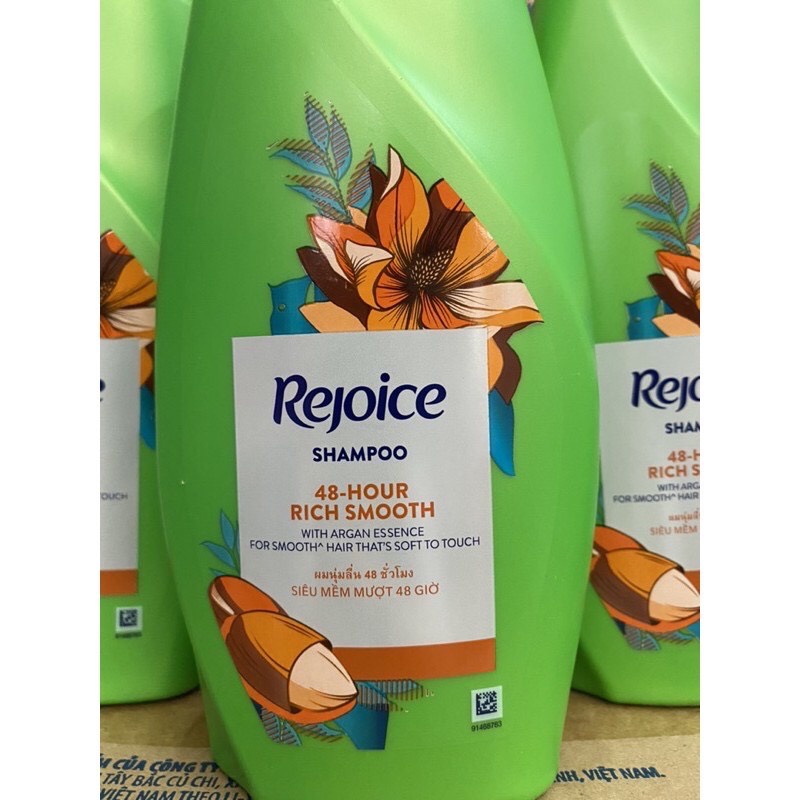 Dầu gội đầu Rejoice mẫu mới 630ml SIÊU MỀM  MƯỢT 48 giờ