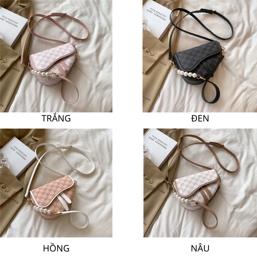 Túi xách nữ đẹp túi đeo chéo đeo vai kẹp nách Quảng Châu cao cấp giá rẻ xinh đi học đi chơi yên ngựa TX0025 Hana Bags
