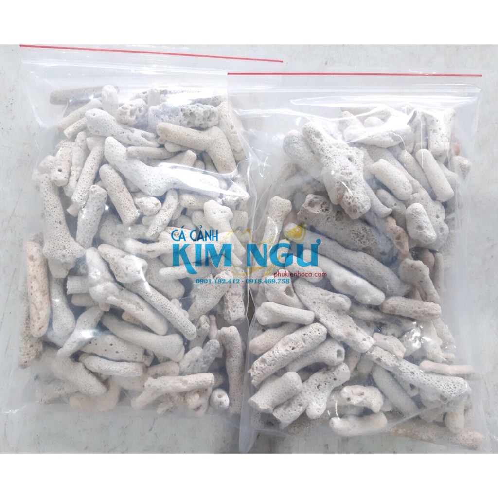 San Hô Đũa Vụn Làm Tăng - Ổn Định Độ pH Của Hồ Cá 1000gr
