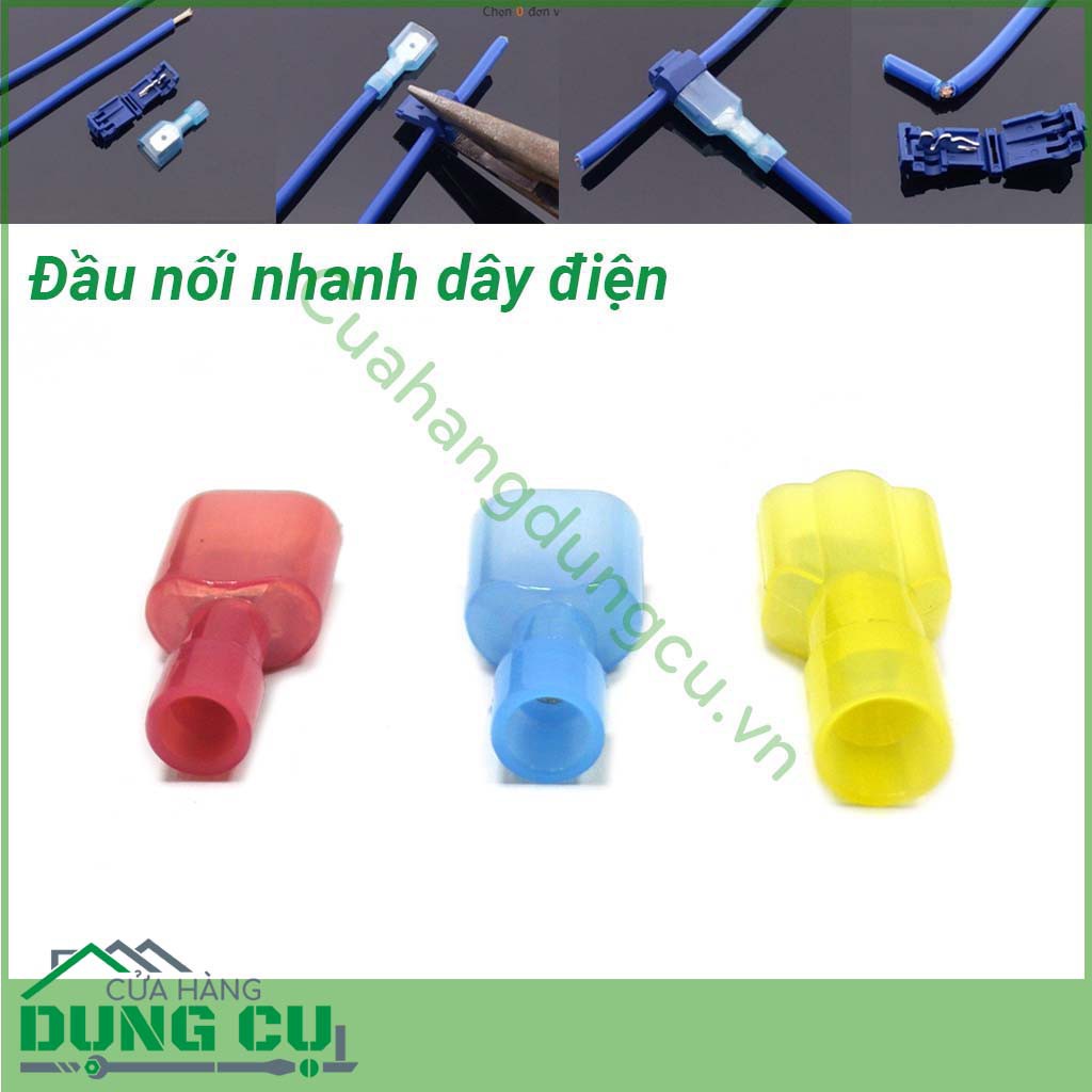 Bộ 30 cút nối nhanh dây điện chữ T