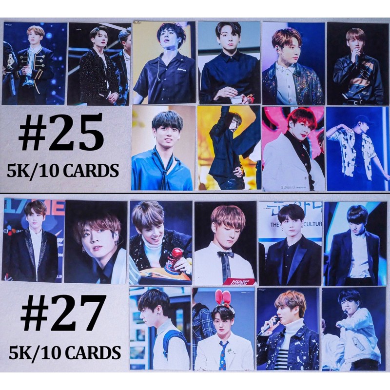 (Có sẵn) Sale set card JUNGKOOK BTS 2 | BigBuy360 - bigbuy360.vn
