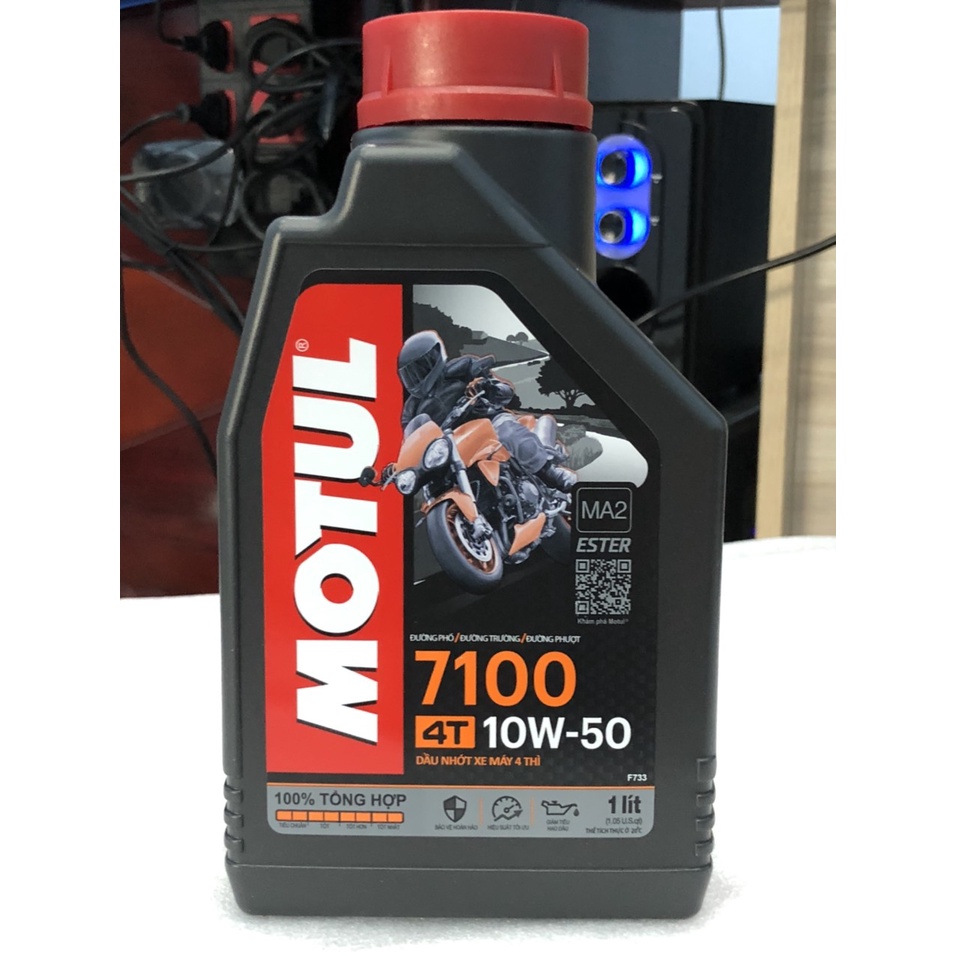 Dầu Nhớt Motul 7100 4T 10w50 Nhớt 100% tổng hợp cao cấp cho xe máy xe số xe côn tay