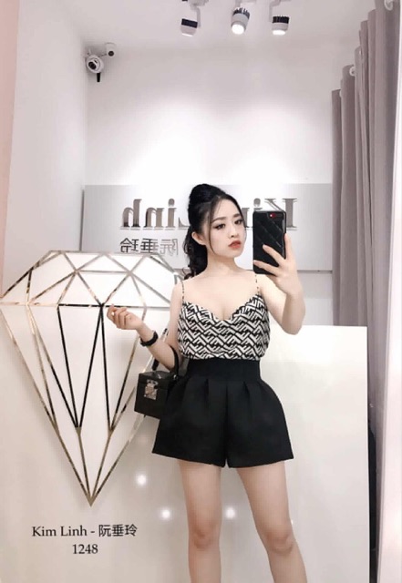 Quần sooc dáng bồng Sale