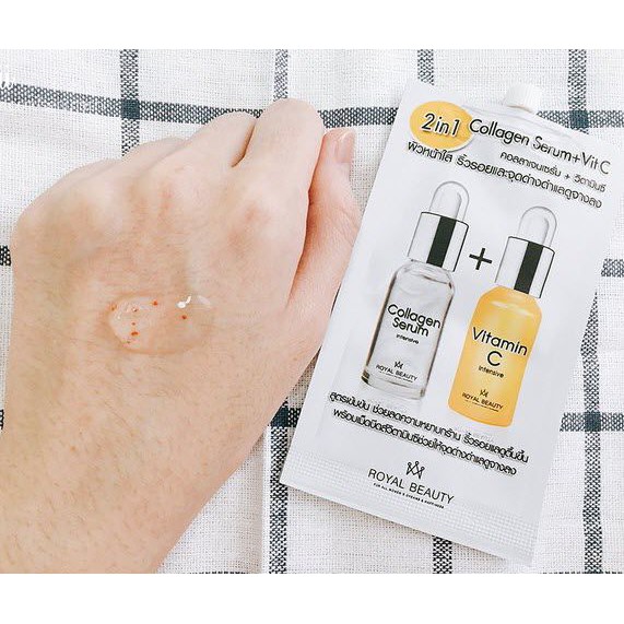 Collagen Serum Vit C 2in1 Dưỡng Trắng Da Chống Lão Hóa