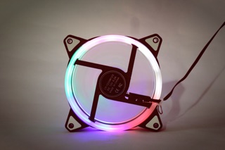 Quạt led 12cm 7 màu (quạt case)