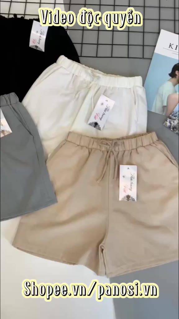 Quần short nữ rẻ - quần đùi nữ ống rộng mặc nhà vải đũi mềm mịn thoáng mát thấm hút mồ hôi - Mã Q580 | BigBuy360 - bigbuy360.vn