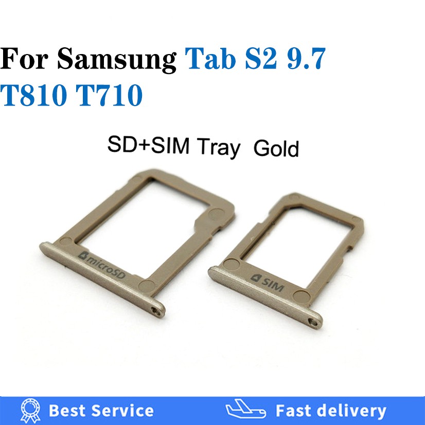 Khay Đựng Thẻ Sim Micro Sd Cho Samsung Galaxy Tab S2 9.7 T710 Sm- T815 T810 T715