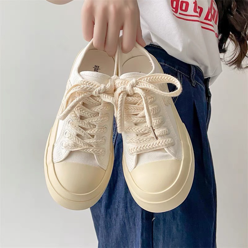 (VIDEO) Giày nữ thể thao độn đế GIN phối màu cực sang