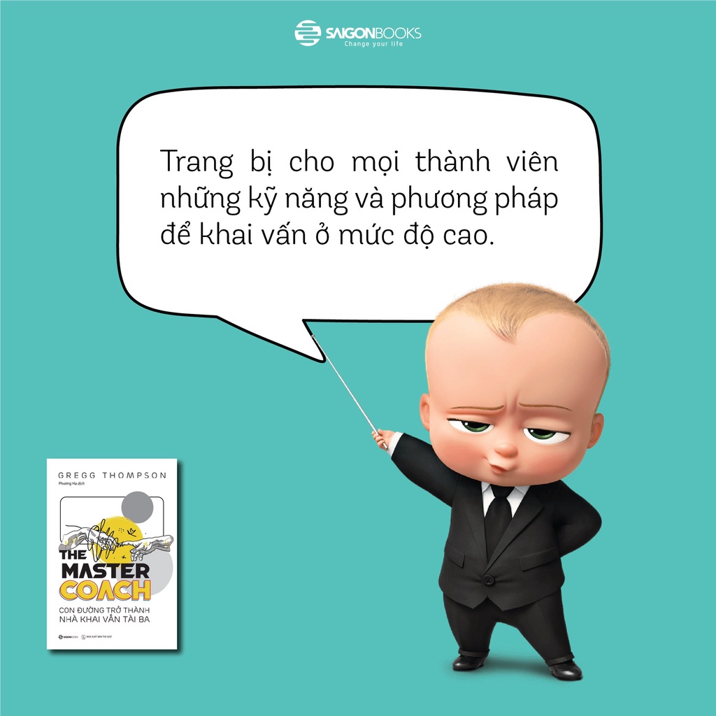 SÁCH: The Master Coach: Con đường trở thành nhà khai vấn tài ba - Tác giả Gregg Thompson