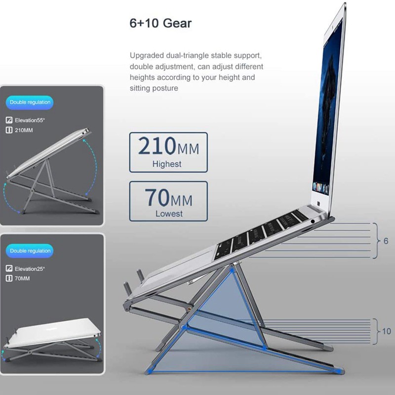 OATSBASF Laptop Stand,Foldable Laptop Riser,for 10-17.3 Inch Laptop | BigBuy360 - bigbuy360.vn