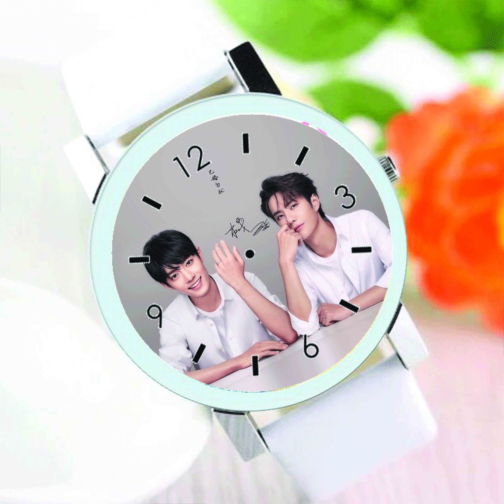 Đồng hồ đeo tay nam nữ IN HÌNH Bác Quân Nhất Tiêu Tiêu Chiến Vương Nhất Bác quà tặng thời trang ngẫu nhiên