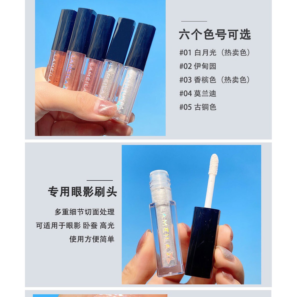 Nhũ mắt dạng lỏng Lameila long lanh kim tuyến ánh trai | BigBuy360 - bigbuy360.vn