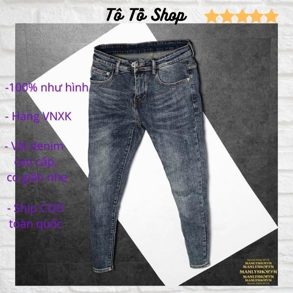 Quần Jean Nam Đẹp ❤️FREESHIP❤️ Quần Bò Nam Rách Gối Chất Liệu Denim Cao Cấp Thời Trang Chuẩn Hàng Shop Tô Tồ Shop -QJN51 | BigBuy360 - bigbuy360.vn