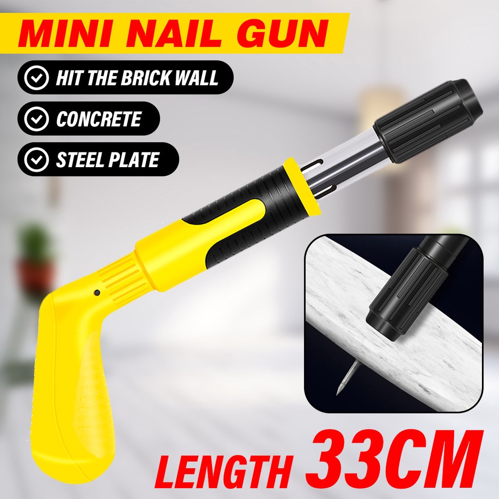Súng Bắn Đinh Tán Bằng Thép Mới Dụng Cụ Dập Tường Bê Tông Dây Mỏ Neo Trang Trí Súng Đinh Tán