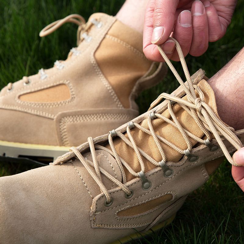 Dây Buộc Giày Tròn Dày Dặn Màu Đen Trắng Nâu Cho Giày Boot Giày Da Giày Leo Núi Nam Nữ