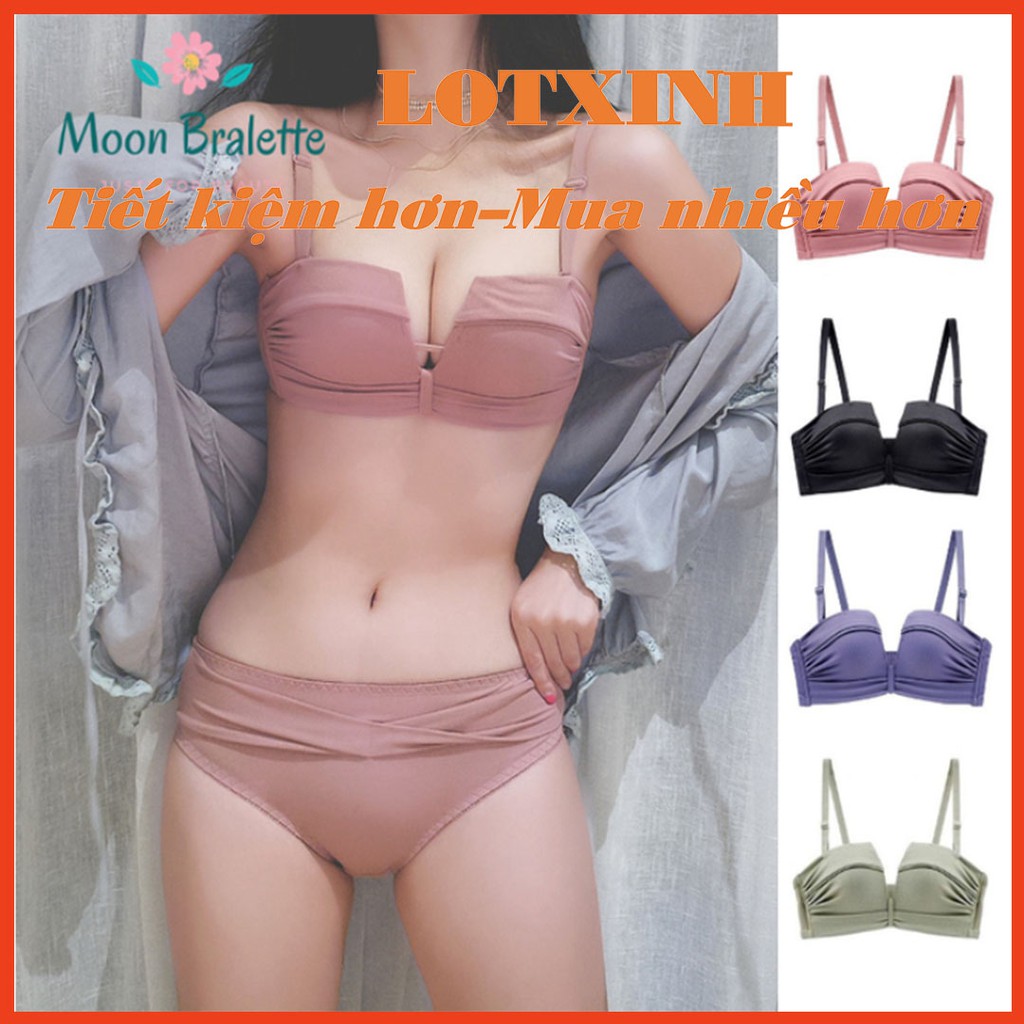 Bộ đồ lót nữ cao cấp nhiều kiểu dáng sexy Set quần áo lót cotton không gọng AOLOT11