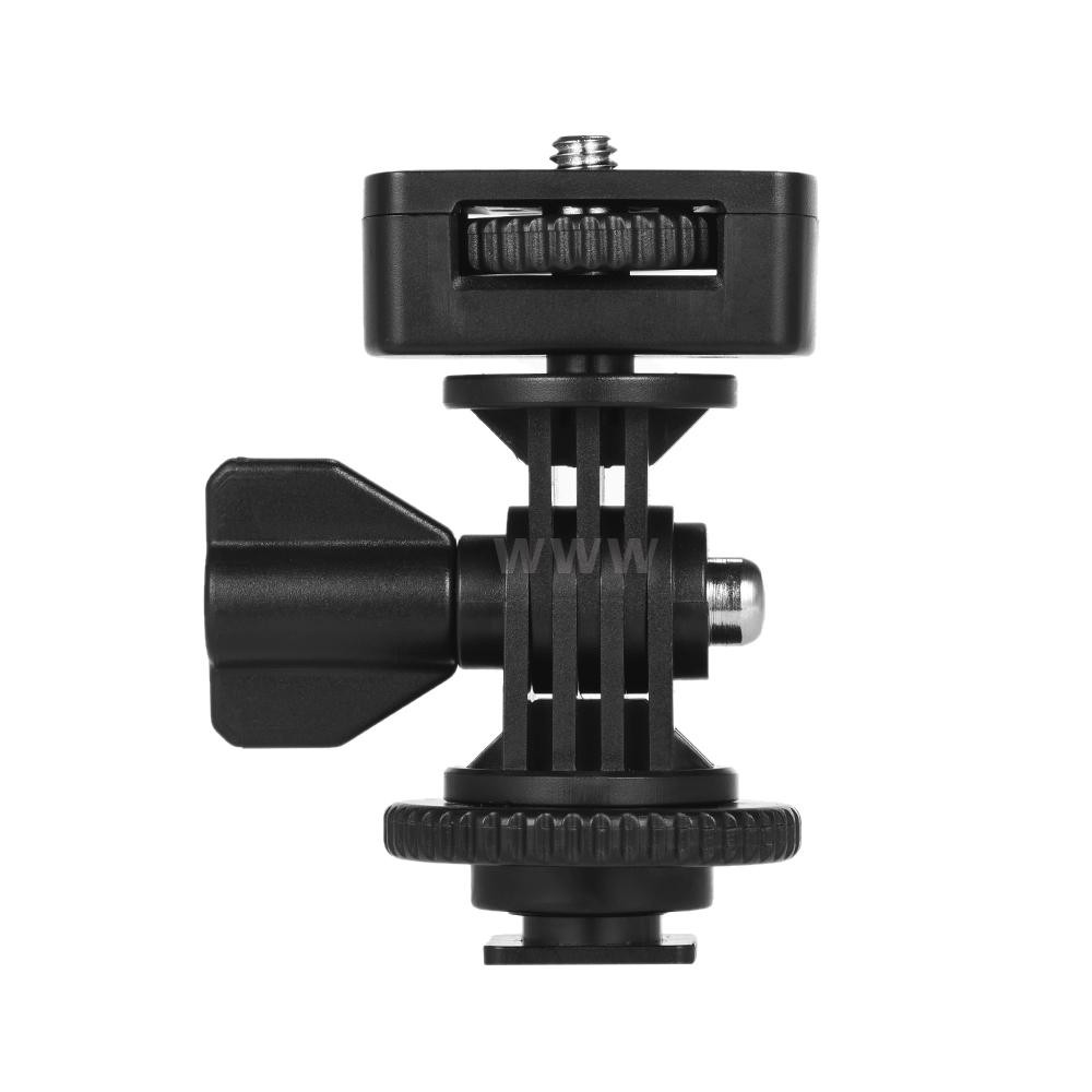 Universal Adjustable Cold Hot Shoe Mount Adapter with 1/4" Screw for Viltrox and other Brands LED Light Video Monitor