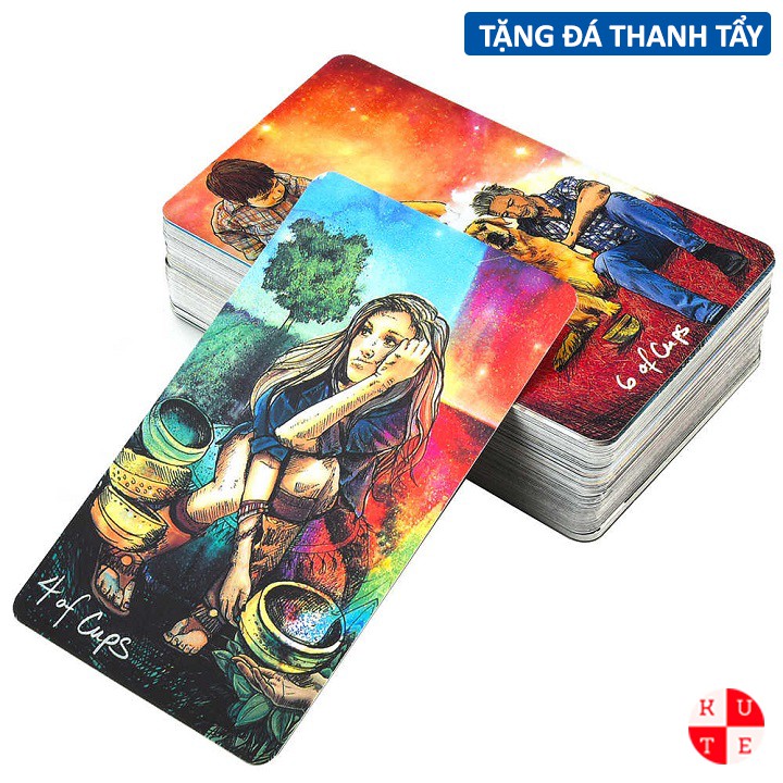 Bài Tarot Light Seer's 78 Lá Bài Tặng Link Hướng Dẫn Tiếng Việt Và Đá Thanh Tẩy C48