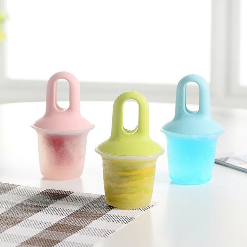 Khuôn Silicone Làm Kem/Đá Viên DIY Có Thể Tái Sử Dụng