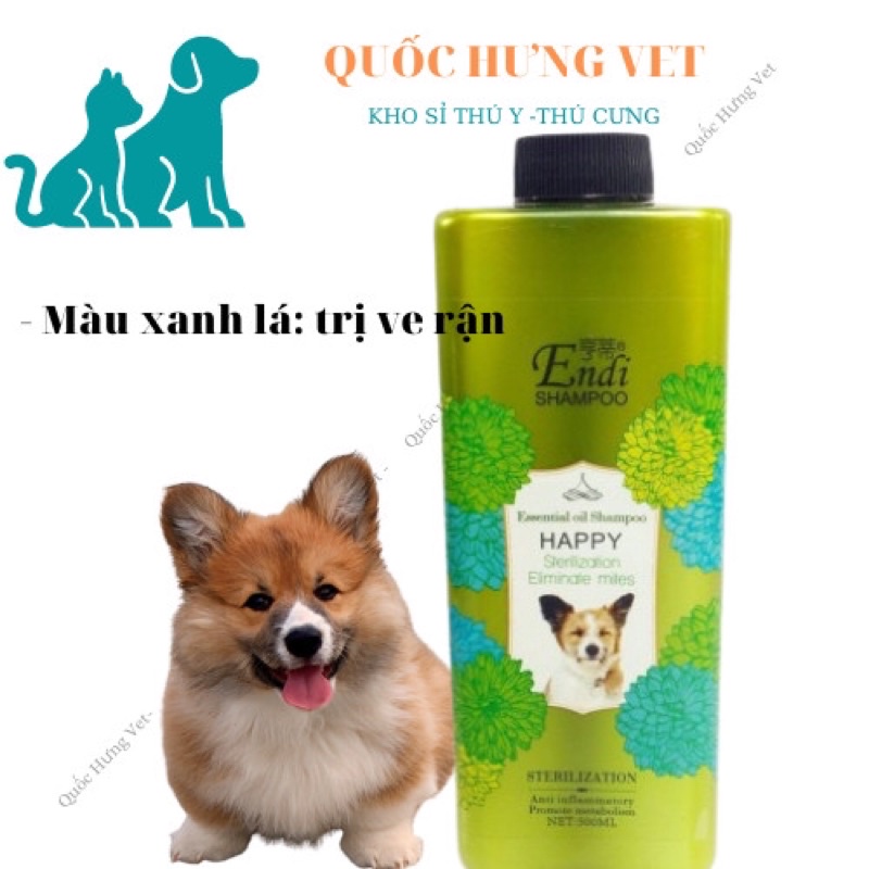 Sữa tắm Endi Essential 500ml chuyên dùng cho chó cao cấp-chất lượng Quốc Hưng Vet